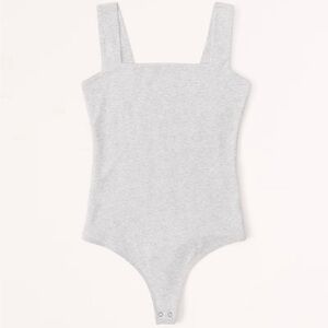 A&F Cotton Seamless Fabric Squareneck Bodysuit